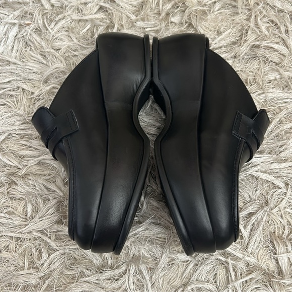 NWOB Free People Winston Black Leather
Platform Loafers Mules size 36 US 6 - Picture 12 of 15